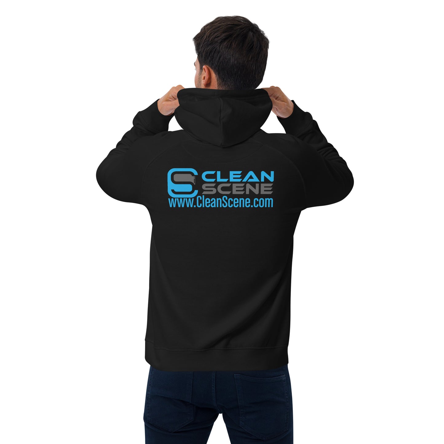 Clean Scene - Unisex eco raglan hoodie