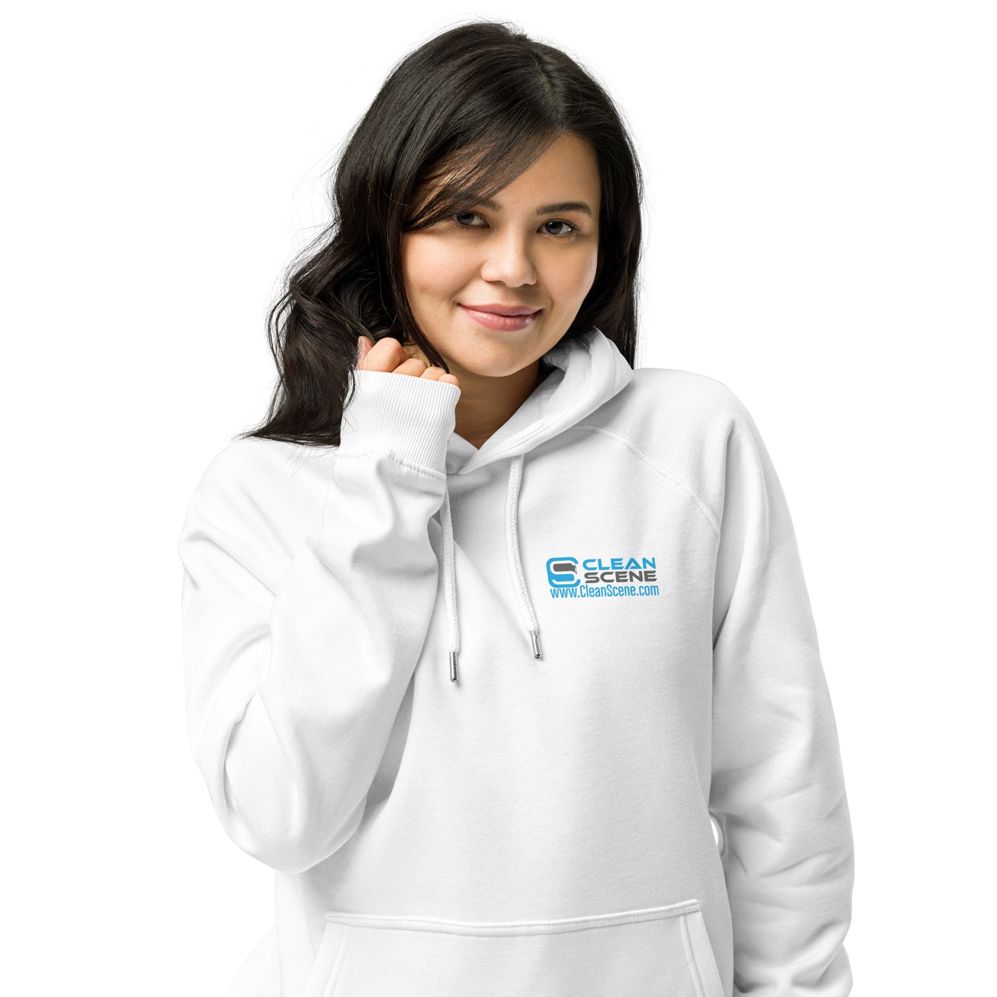 Clean Scene - Unisex eco raglan hoodie